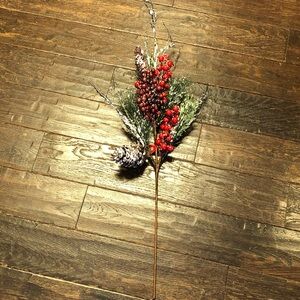 Hobby Lobby Festive Red Berry and Pine Spray